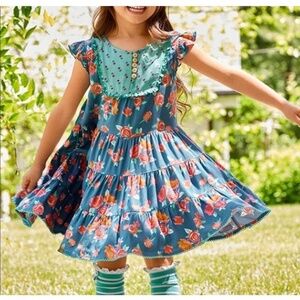 Matilda Jane roses dress size 8 EUC so cute!